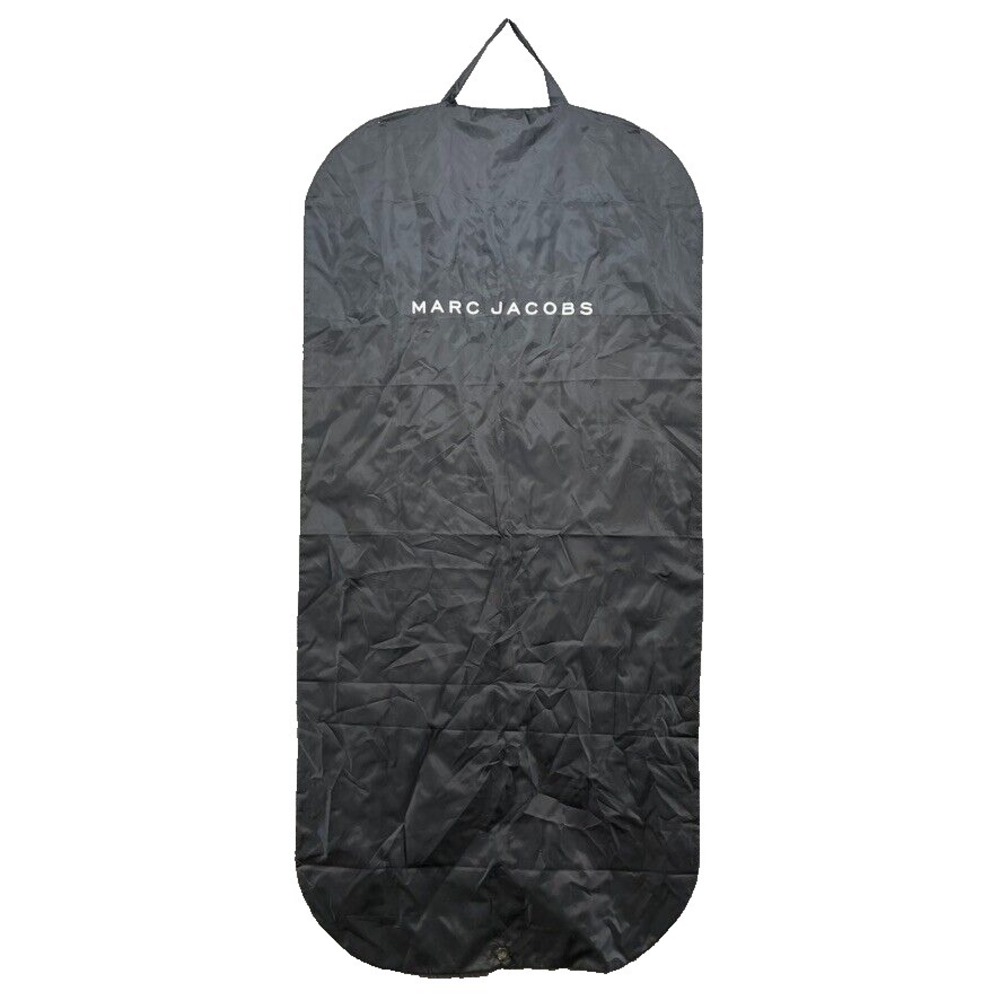 Marc Jacobs Nylon Garment Bag Black Foldable Zipper Travel Storage